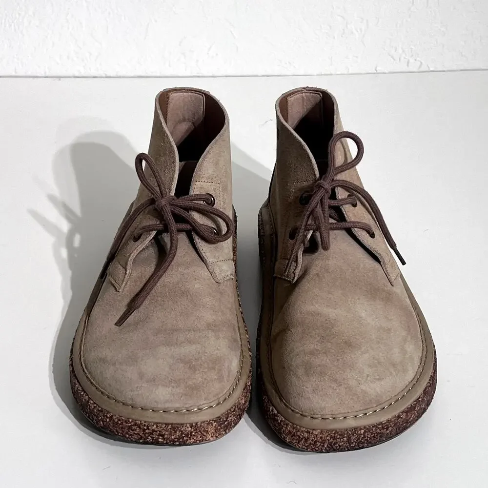 Birkenstock Milton Taupe Suede Chukka Desert Boots Men's 11